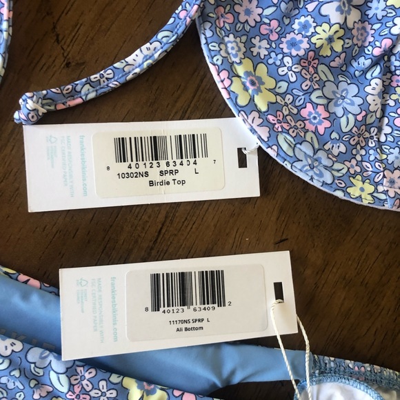 NWT Frankies Bikini Set - Picture 3 of 4